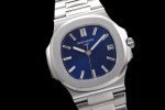 Nautilus 5711 40th Anniversary PPF 1:1 Best Edition Blue Textured Dial on SS Bracelet 324CS V4 - Image 2