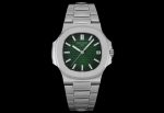 Nautilus 5711/1A PPF 1:1 Best Edition Green Textured Dial on SS Bracelet 324CS V4