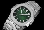 Nautilus 5711/1A PPF 1:1 Best Edition Green Textured Dial on SS Bracelet 324CS V4 - Image 2
