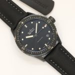 Fifty Fathoms Bathyscaphe Black Ceramic GF 1:1 Best Edition Black Dial on Black Sail-Canvas Strap A1315 - Image 3