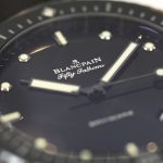Fifty Fathoms Bathyscaphe Black Ceramic GF 1:1 Best Edition Black Dial on Black Sail-Canvas Strap A1315 - Image 4