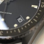 Fifty Fathoms Bathyscaphe Black Ceramic GF 1:1 Best Edition Black Dial on Black Sail-Canvas Strap A1315 - Image 5