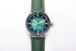 Fifty Fathoms Bathyscaphe Ceramic GF 1:1 Best Edition Green Dial on Green Sail-Canvas Strap A1315