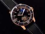 Fifty Fathoms Tourbillon RG JBF Best Edition Black Dial on Black Nylon Strap - Image 5