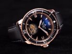 Fifty Fathoms Tourbillon RG JBF Best Edition Black Dial on Black Nylon Strap - Image 7