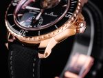 Fifty Fathoms Tourbillon RG Real PR JBF Best Edition Black Dial on Black Nylon Strap - Image 4