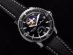 Fifty Fathoms Tourbillon SS Real PR JBF Best Edition Black Dial on Black Nylon Strap - Image 3