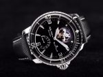 Fifty Fathoms Tourbillon SS Real PR JBF Best Edition Black Dial on Black Nylon Strap - Image 6