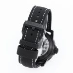 Fifty Fathoms PVD Dark Knight SJF 1:1 Best Edition Black Dial on Sail-canvas Strap A1315 - Image 9
