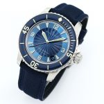 Fifty Fathoms SS Blue ZF 1:1 Limited Edition Blue Dial on Sail-canvas Strap A2836 - Image 2