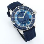 Fifty Fathoms SS Blue ZF 1:1 Limited Edition Blue Dial on Sail-canvas Strap A2836 - Image 3