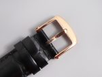 Sexual Revolution Erotic Watch RG XBF White Dial SS Markers on Black Leather Strap A23J - Image 7