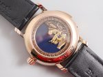 Sexual Revolution Erotic Watch RG XBF White Dial SS Markers on Black Leather Strap A23J - Image 9