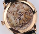 Carrousel Tourbillon RG Erotic Caseback Black Dial on Black Leather Strap - Image 9