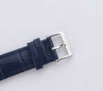 Carrousel Tourbillon SS Erotic Caseback Blue Dial on Blue Leather Strap - Image 8