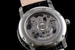 Fantasy Tourbillon SS Gray Skeleton Dial on Black Leather Strap - Image 9