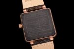 BR01 Bronze BRSF 1:1 Best Edition Brown Skull Dial on Brown Leather Strap A2824 - Image 9