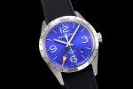 BR 123 GMT 24H SS Blue Dial on Black Rubber Strap A2836 - Image 2