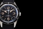 Vintage BR-V2 Steel Heritage Black Dial on Black Rubber Strap MIYOTA 9015 - Image 4