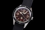 BR 123 FALCON Limited Brown Dial on Black Rubber Strap MIYOTA 9015 - Image 3