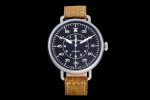 WW1-92 Military 1:1 Best Edition Black Dial on Brown Leather Strap MIYOTA 9015
