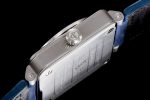 BR03-97 Automatic Power Reserve SS Blue Dial on Blue Leather Strap A23J - Image 7
