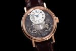 Tradition 7097BB RG ZF 1:1 Best Edition White/Gray Dial on Brown Leather Strap A505 - Image 2