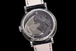 Tradition 7097BB SS ZF 1:1 Best Edition White/Gray Dial on Black Leather Strap A505 - Image 9