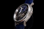 Tradition 7097BB SS ZF 1:1 Best Edition Blue/Gray Dial on Blue Leather Strap A505 - Image 6