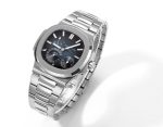 Nautilus 5712 SS PPF 1:1 Best Edition Blue Dial on SS Bracelet A240 Super Clone V2 - Image 3