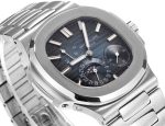 Nautilus 5712 SS PPF 1:1 Best Edition Blue Dial on SS Bracelet A240 Super Clone V2 - Image 4