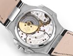 Nautilus 5712 SS PF Best Edition Blue Dial on Black Leather Strap A23J - Image 9