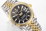 Skydweller SS/YG Noob Best Edition Black Dial on SS/YG Jubilee Bracelet A23J - Image 3