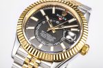 Skydweller SS/YG Noob Best Edition Black Dial on SS/YG Jubilee Bracelet A23J - Image 8