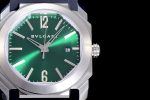 Octo 41mm SS BVF 1:1 Best Edition Green Dial On Black Rubber Strap Miyota 9015 - Image 4