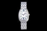 Serpenti Seduttori Watch SS BVF 1:1 Best Edition White Dial Diamonds Bezel on SS Bracelet ETA Quartz