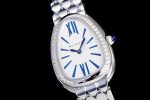 Serpenti Seduttori Watch SS BVF 1:1 Best Edition White Dial Diamonds Bezel on SS Bracelet ETA Quartz - Image 2