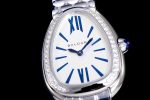 Serpenti Seduttori Watch SS BVF 1:1 Best Edition White Dial Diamonds Bezel on SS Bracelet ETA Quartz - Image 5