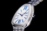 Serpenti Seduttori Watch SS BVF 1:1 Best Edition White Dial Diamonds Bezel on SS Bracelet ETA Quartz - Image 6