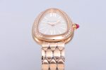 Serpenti Seduttori Watch RG BVF 1:1 Best Edition White Dial Diamonds Bezel on RG Bracelet ETA Quartz - Image 5