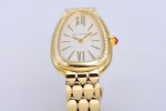 Serpenti Seduttori Watch YG BVF 1:1 Best Edition White Dial Diamonds Bezel on YG Bracelet ETA Quartz - Image 6