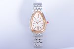 Serpenti Seduttori Watch SS BVF 1:1 Best Edition White Dial RG Bezel on SS Bracelet ETA Quartz