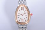Serpenti Seduttori Watch SS BVF 1:1 Best Edition White Dial RG Bezel on SS Bracelet ETA Quartz - Image 4