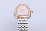Serpenti Seduttori Watch SS BVF 1:1 Best Edition White Dial Diamonds RG Bezel on SS Bracelet ETA Quartz - Image 6