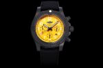 Avenger Hurricane 45mm Chrono RMF 1:1 Best Edition Yellow Dial on Black Nylon Strap A7750
