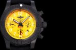 Avenger Hurricane 45mm Chrono RMF 1:1 Best Edition Yellow Dial on Black Nylon Strap A7750 - Image 2