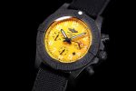 Avenger Hurricane 45mm Chrono RMF 1:1 Best Edition Yellow Dial on Black Nylon Strap A7750 - Image 4