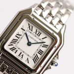 Panthère 22mm BVF 1:1 Best Edition SS White Dial on SS Bracelet Ronda Quartz - Image 4