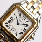 Panthère 22mm BVF 1:1 Best Edition SS/YG White Dial on SS/YG Bracelet Ronda Quartz - Image 4