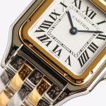 Panthère 22mm BVF 1:1 Best Edition SS/YG White Dial on SS/YG Bracelet Ronda Quartz - Image 5